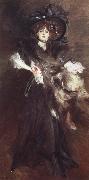 Giovanni Boldini Portrait of Mlle Lantelme oil painting reproduction